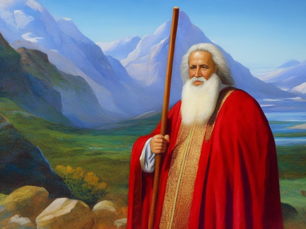 00962-320509152-a painting of a man with a beard and a long white beard holding a wooden stick and wearing a red robe  EMB_JWTT-150.png